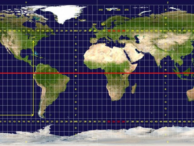 La projection Transverse Universelle de Mercator Les zones UTM