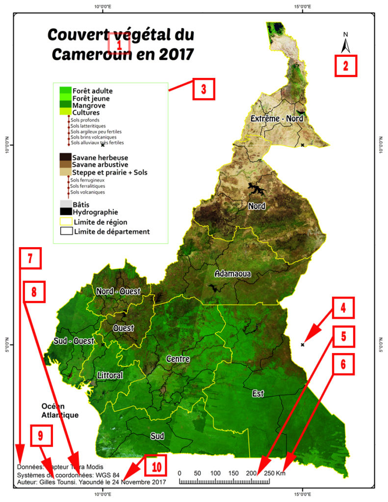 Cartographie Vegetation Cameroun
