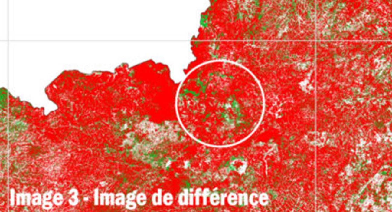 image différence teledétection