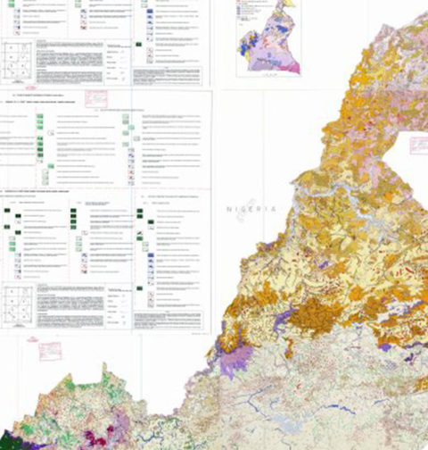 Carte Phytogéographique du Cameroun