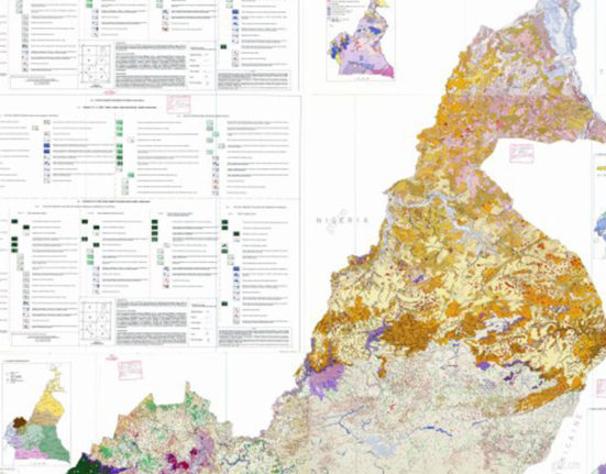 Carte Phytogéographique du Cameroun