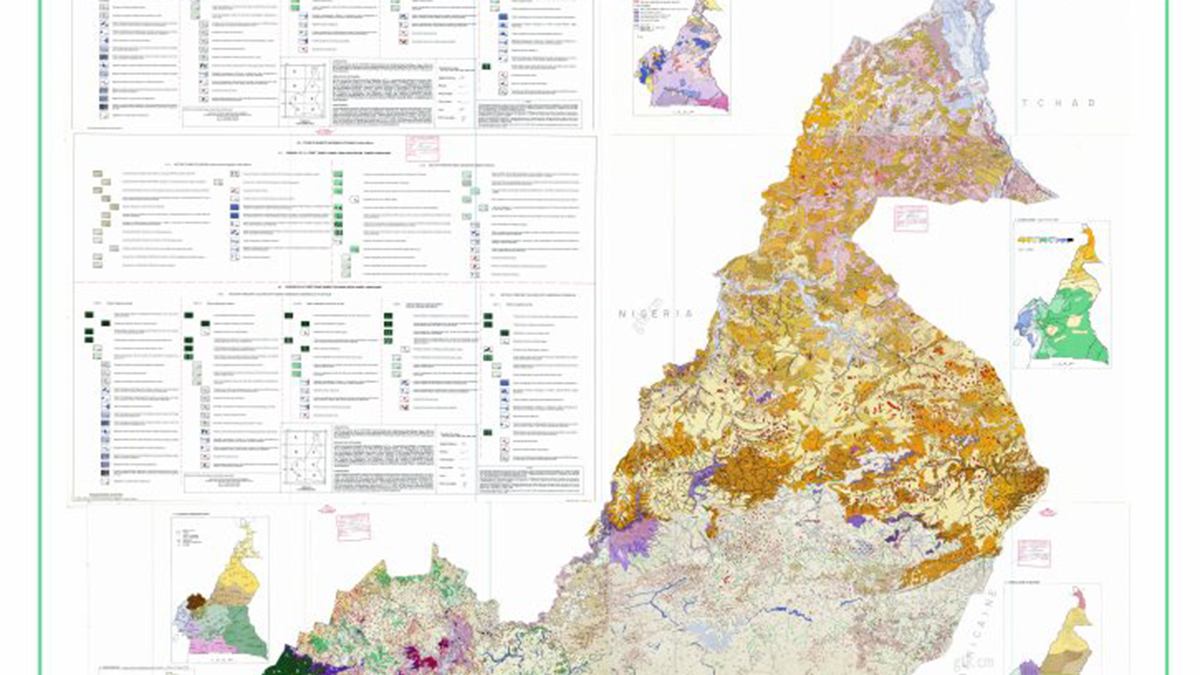 Carte Phytogéographique du Cameroun