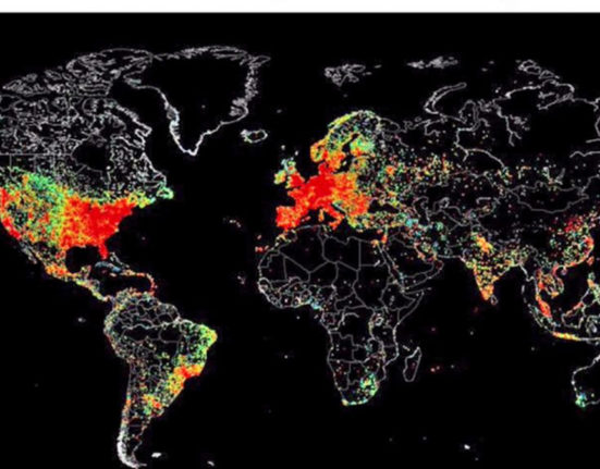 Carte Shodan appareils connectés