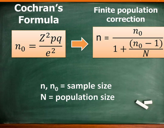 Sampling formular