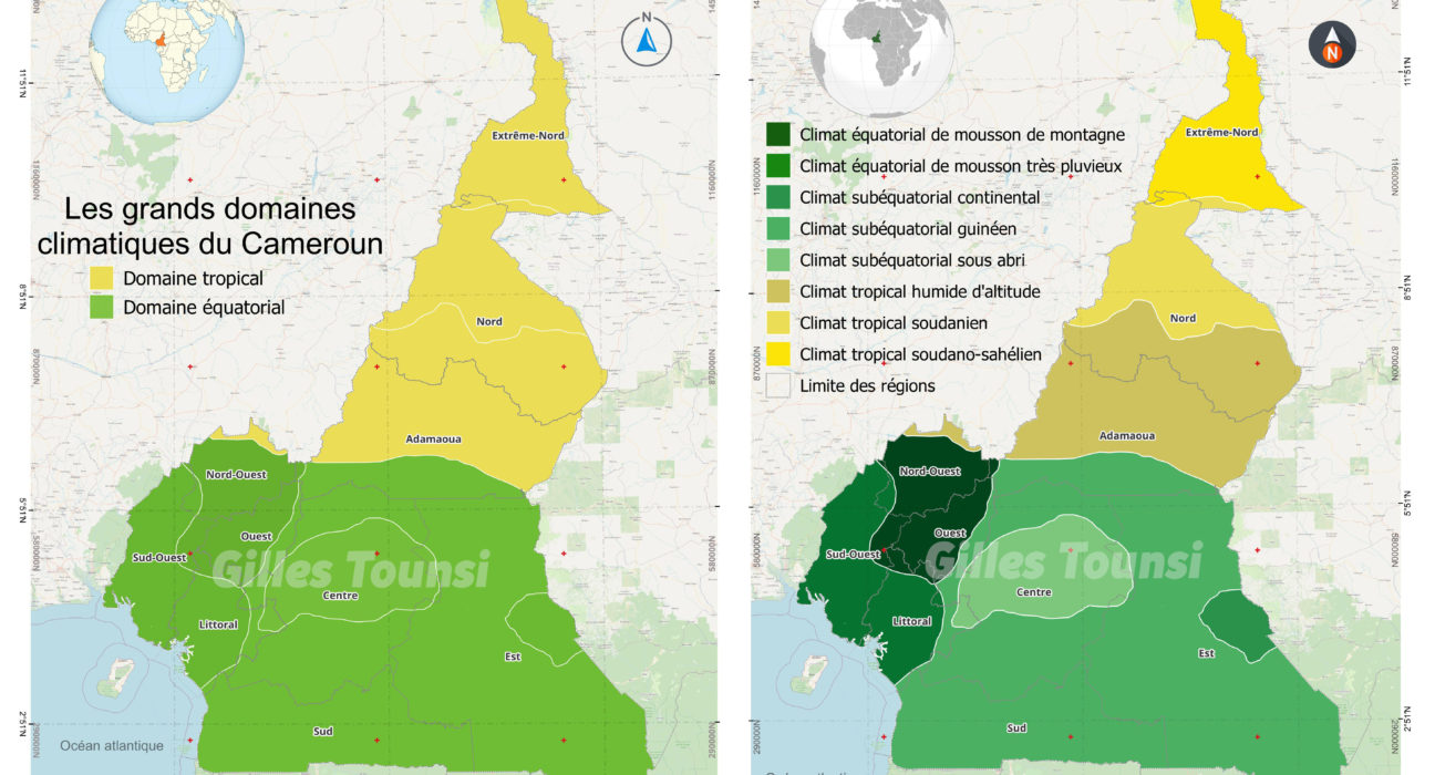 Les étages climatiques du Cameroun