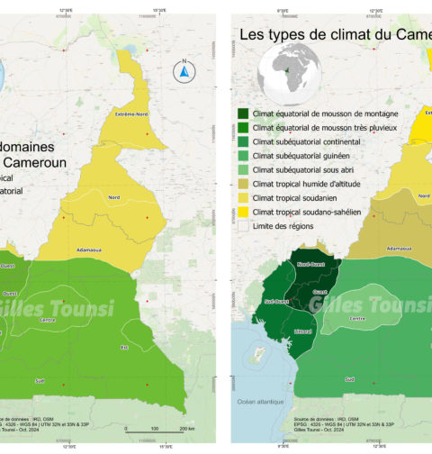 Les étages climatiques du Cameroun